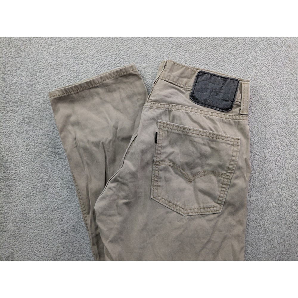 Levis 511 Slim Fit Khaki Tan Cotton Pants Mens 30x30 84511-0020